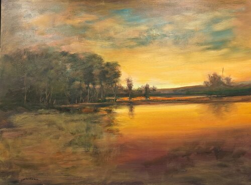 New England Sunset di Dennis Sheehan, Pittura in vendita su Singulart