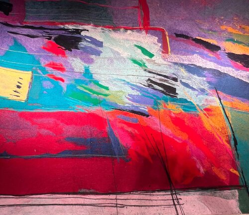 Abstract  von Calman Shemi, Textil kaufen auf Singulart