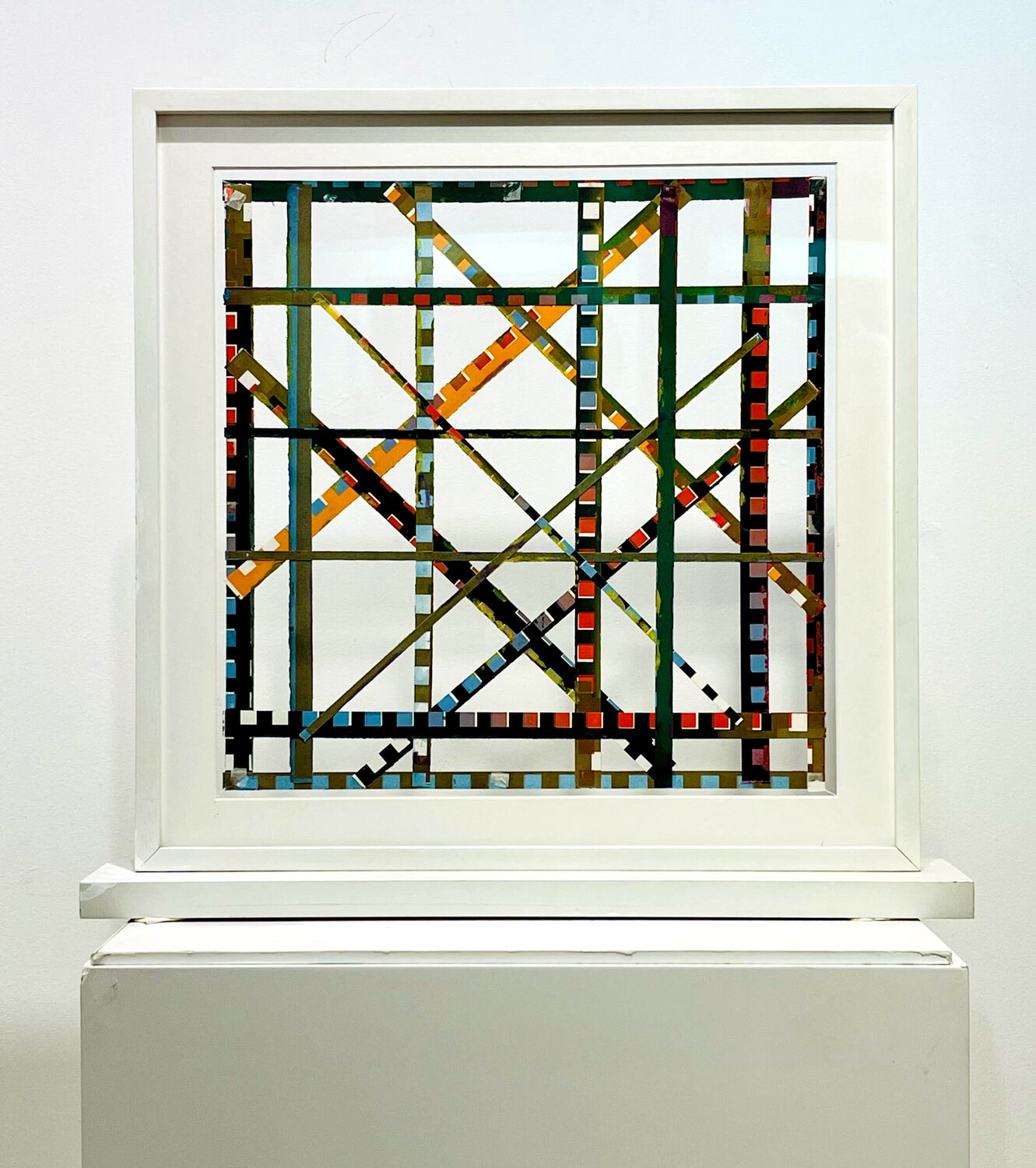 Untitled double sided mixed media work Alan Shields