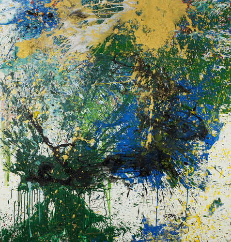 Untitled SHIM-84 de Shozo Shimamoto, Pintura a la venta en Singulart