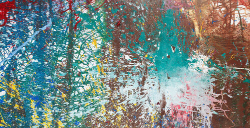 Untitled SHIM-41 de Shozo Shimamoto, Pintura a la venta en Singulart
