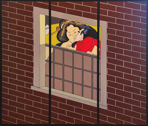 After the Movies, #2 by Roger Shimomura, Painting for Sale on Singulart