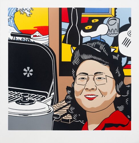 American Muse by Roger Shimomura, Print for Sale on Singulart