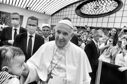 Pope Francis's smile Grégory Herpe