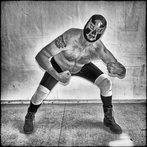 Mexican Wrestler Grégory Herpe