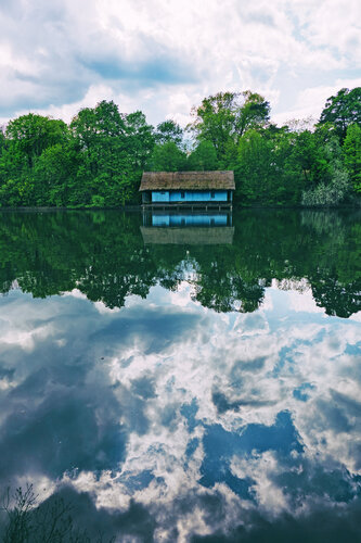 Clouds in the water van Grégory Herpe, Fotografie te koop op Singulart