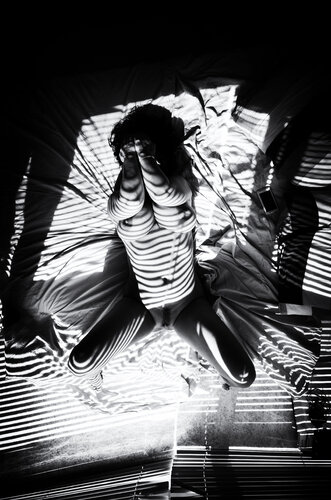 The Zebra Girl di Grégory Herpe, Fotografia in vendita su Singulart