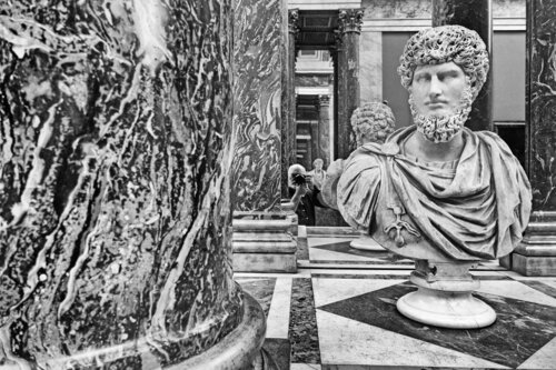 Autoportrait with Lucius Verus by Grégory Herpe, Photography for Sale on Singulart