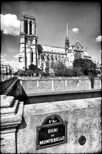Montebello - Cathedrale Notre-Dame de Paris di Grégory Herpe, Fotografia in vendita su Singulart