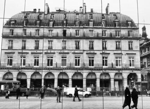 Self-portrait at the Hotel du Louvre by Grégory Herpe, Photography for Sale on Singulart