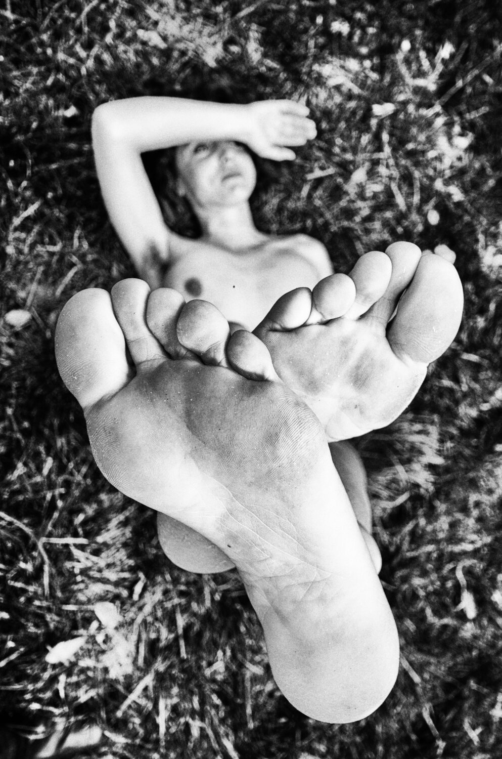 The feet of the dreamer Grégory Herpe Fotografie zu verkaufen
