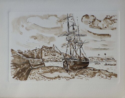 Vieux grément à Paimpol, Gravure by Paul Signac, Print for Sale on Singulart