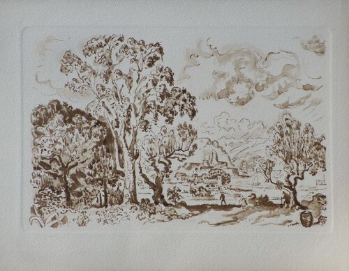 Eucalyptus à Antibes, Gravure by Paul Signac, Print for Sale on Singulart