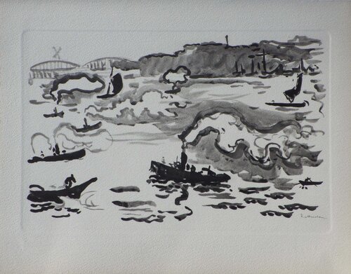 Rotterdam, Gravure by Paul Signac, Print for Sale on Singulart