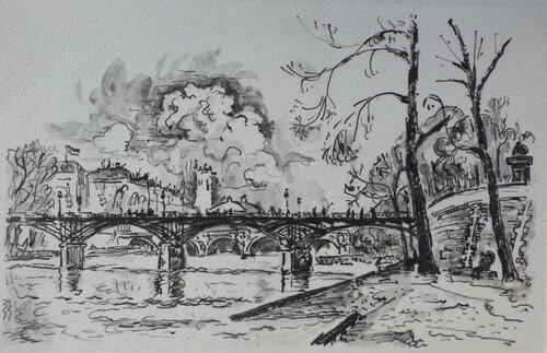 Paris - Le pont des art van Paul Signac, Afdruk te koop op Singulart