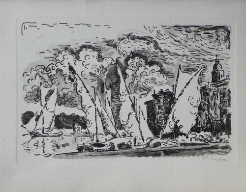 Saint Tropez, Gravure by Paul Signac, Print for Sale on Singulart