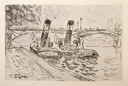 The Pont des Arts van Paul Signac, Afdruk te koop op Singulart