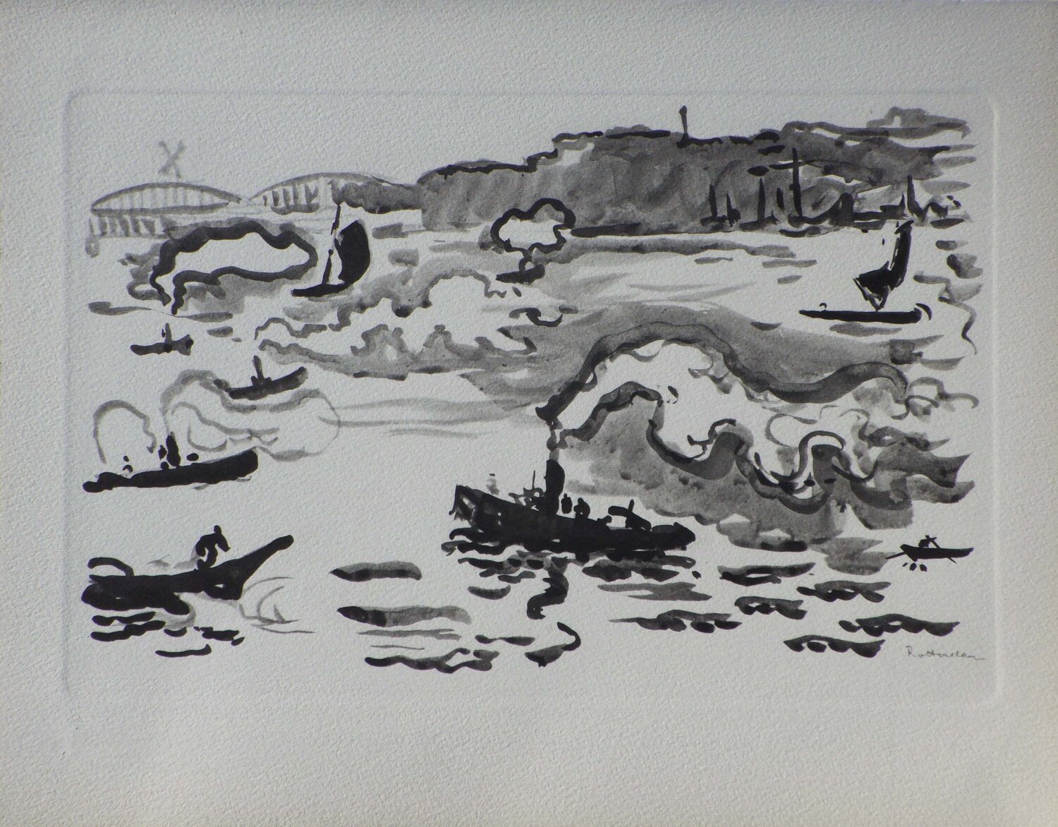 Rotterdam, Gravure Paul Signac Print for sale