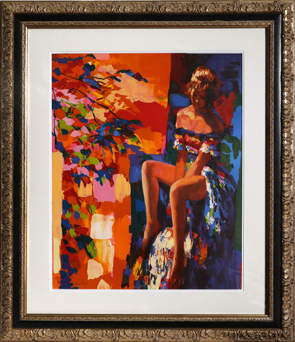 Seated Woman by Nicola Simbari, Print for Sale on Singulart