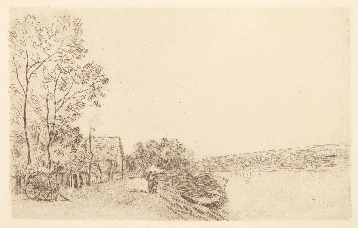 Bords du Loing Alfred Sisley Stampa in vendita