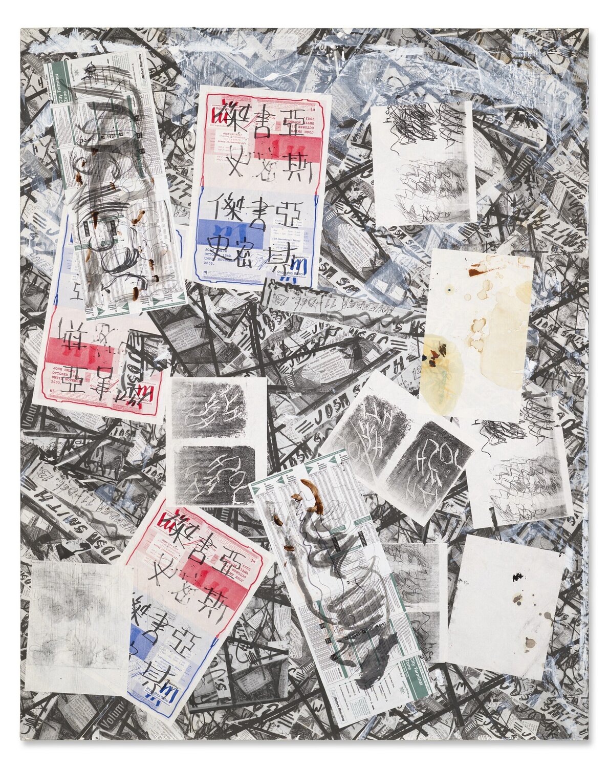 Untitled Josh Smith Originalgemälde zu verkaufen