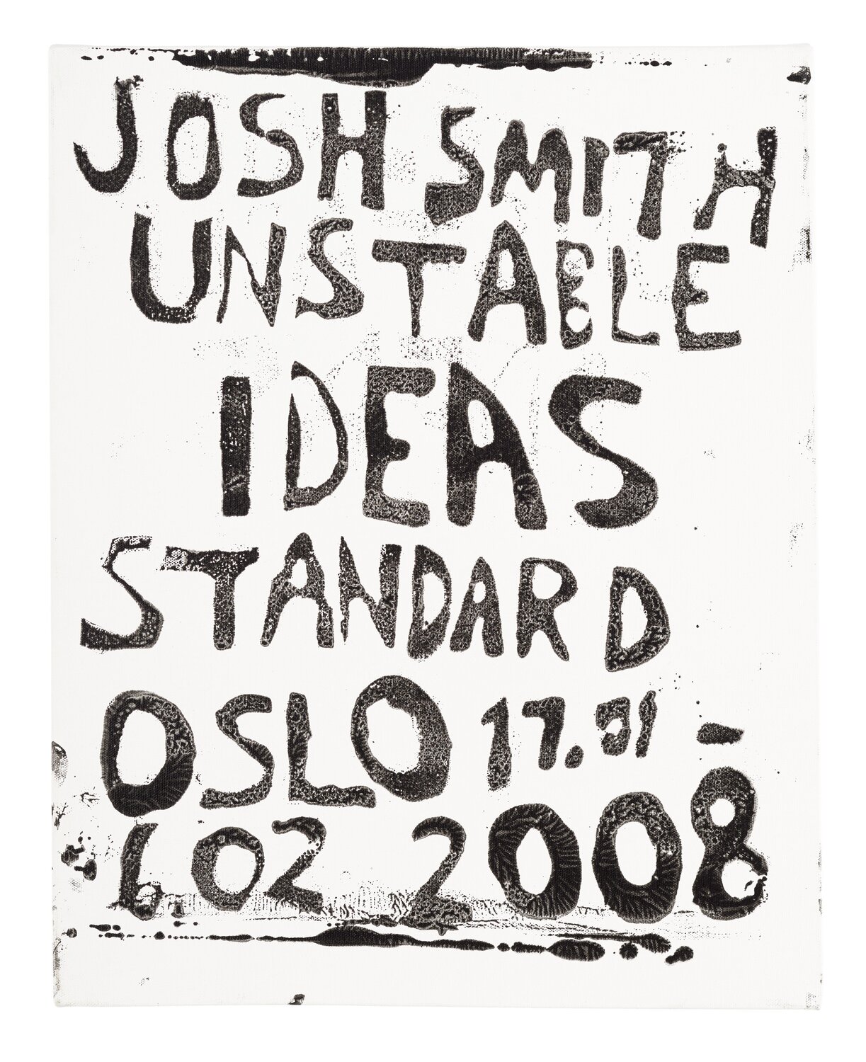 Untitled Josh Smith Origineel schilderij te koop