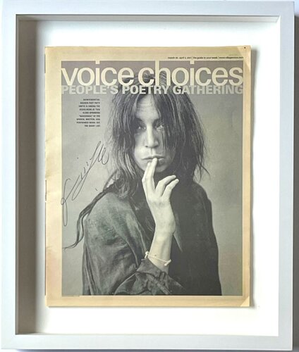 Voice Choices (hand signed by Patti Smith) from the Gotham Book Mart collection by Patti Smith, Print for Sale on Singulart
