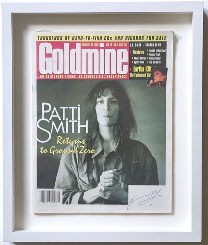 Patti Smith Returns to Ground Zero: Goldmine Magazine (Hand Signed by Patti Smith), from the Gotham Book Mart collection van Patti Smith, Afdruk te koop op Singulart