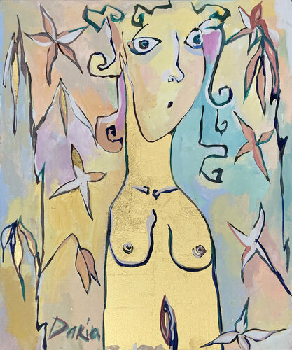 Girl in search di Daria Bagrintseva, Pittura in vendita su Singulart