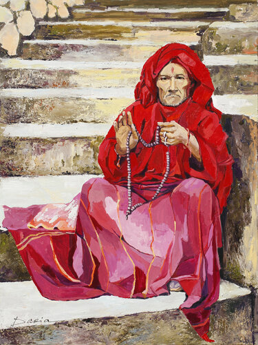 Blessing van Daria Bagrintseva, Schilderij te koop op Singulart