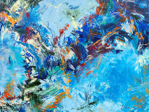 Fireworks of my life van Daria Bagrintseva, Schilderij te koop op Singulart