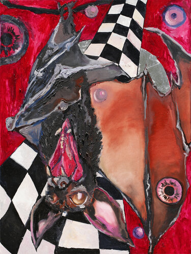 Black Wing Ritual van Daria Bagrintseva, Schilderij te koop op Singulart