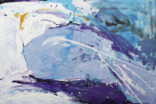 Bird of Happiness di Daria Bagrintseva, Pittura in vendita su Singulart