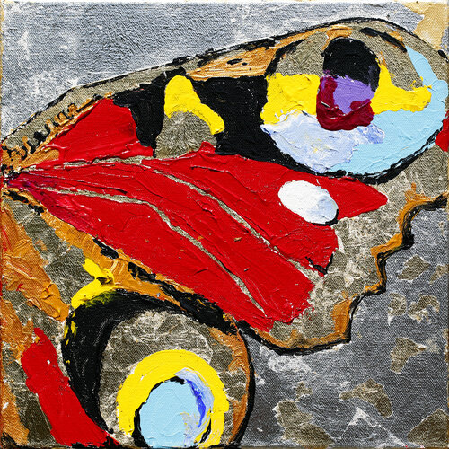 Butterfly Wing 1 di Daria Bagrintseva, Pittura in vendita su Singulart