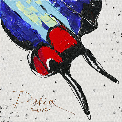 Butterfly Wing 3 di Daria Bagrintseva, Pittura in vendita su Singulart