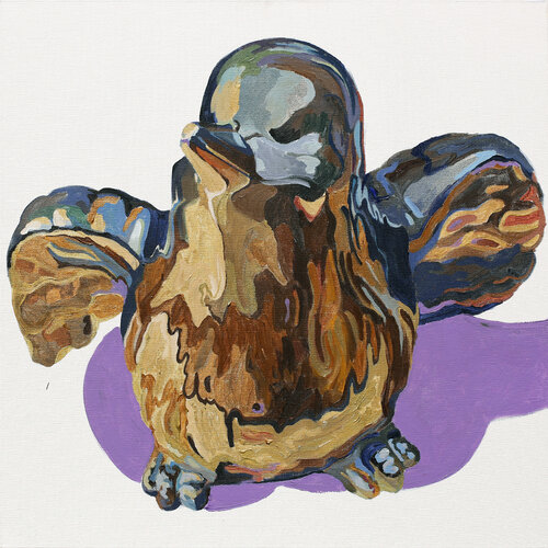 Beautiful Birds – Leader di Daria Bagrintseva, Pittura in vendita su Singulart