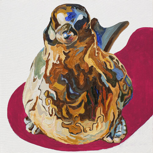 Beautiful Birds – Proud by Daria Bagrintseva, 회화 for Sale on Singulart