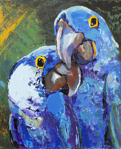 Happy Family von Daria Bagrintseva, Malerei kaufen auf Singulart