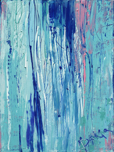 Turquoise van Daria Bagrintseva, Schilderij te koop op Singulart