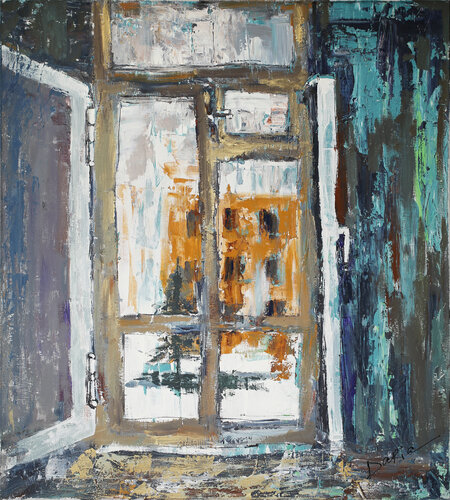 Life behind glass di Daria Bagrintseva, Pittura in vendita su Singulart