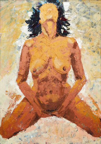 Golden I van Daria Bagrintseva, Schilderij te koop op Singulart
