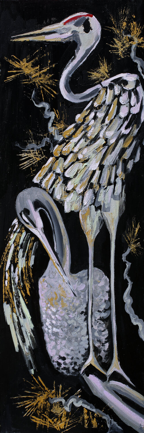 Herons Bringing Good News Daria Bagrintseva