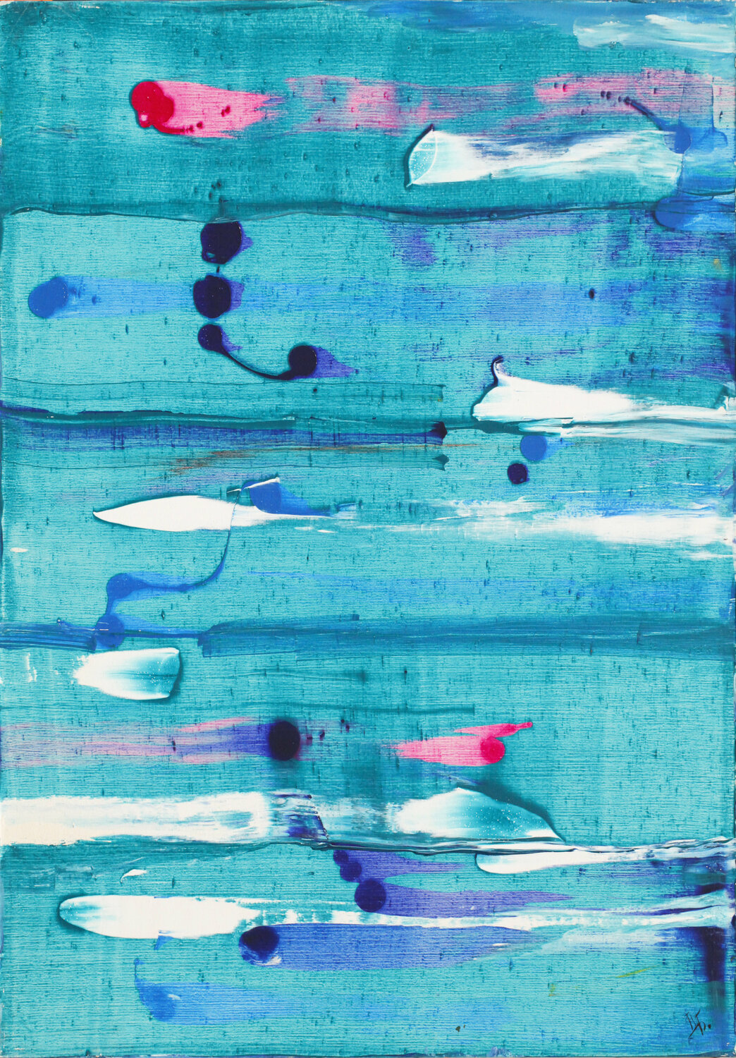 Turquoise abstract Daria Bagrintseva