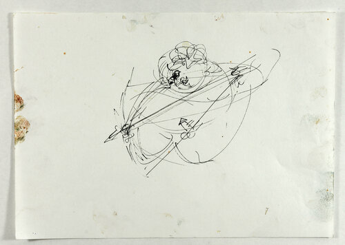 Study of a Cupid di Ofir Dor, Disegno in vendita su Singulart