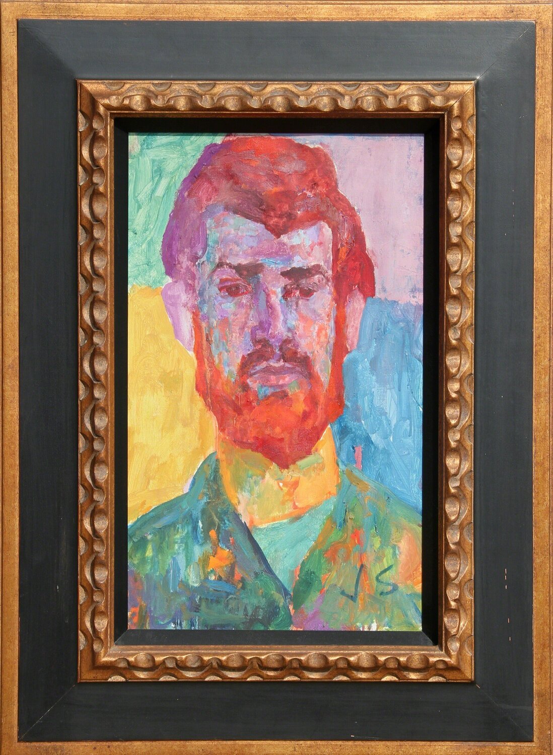 The Red Beard Joseph Solman Dipinto originale in vendita