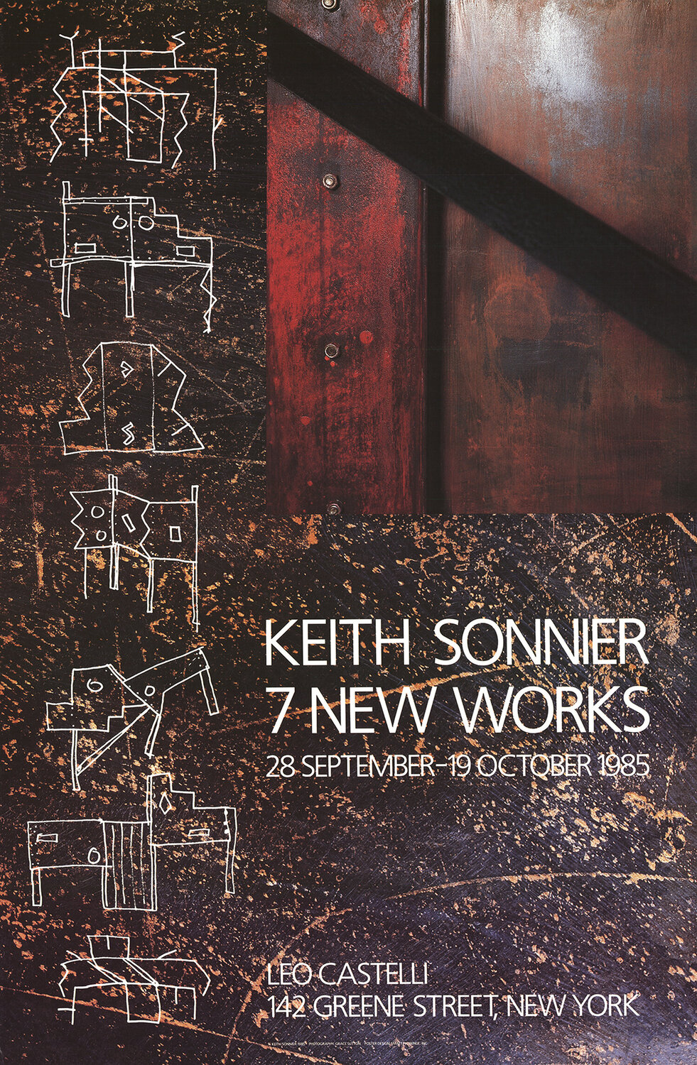 7 New Works Keith Sonnier Print for sale