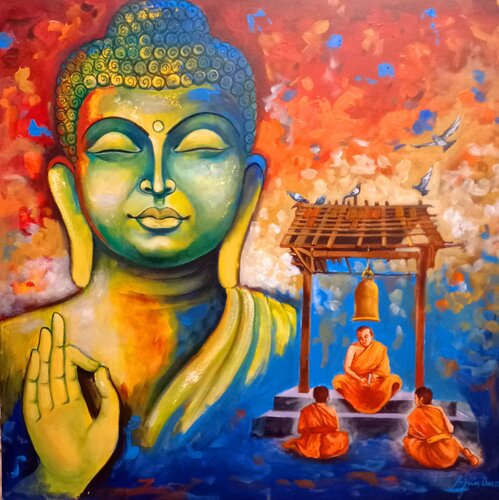 BUDDHA 11 von Arjun Das, Malerei kaufen auf Singulart