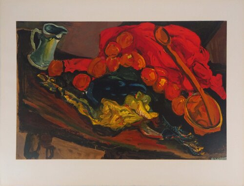 Nature morte à la dinde, Lithographie signée van Chaïm Soutine, Afdruk te koop op Singulart