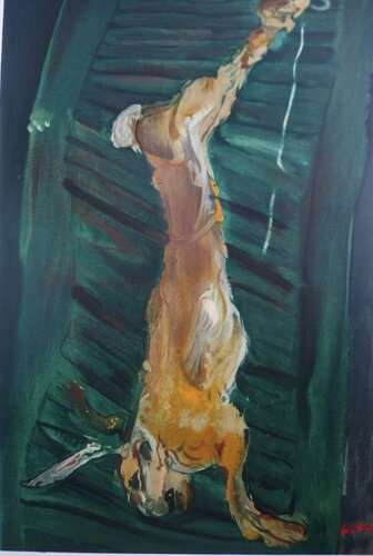 Lièvre au volet vert von Chaïm Soutine, Druck kaufen auf Singulart