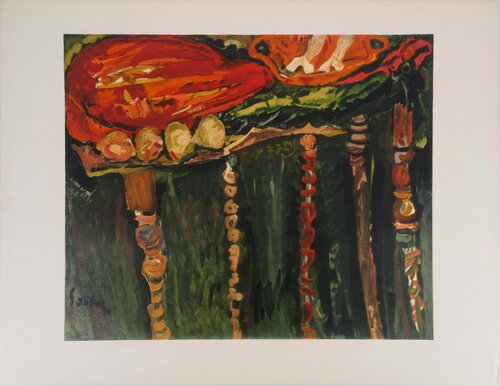 Table de boucher, Lithographie signée van Chaïm Soutine, Afdruk te koop op Singulart